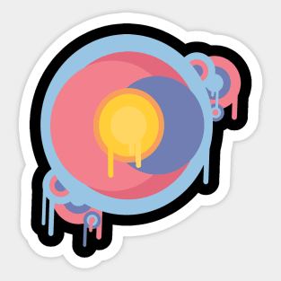 Circle Art Sticker